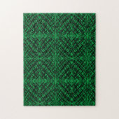 Puzzle Simple Scribble | Carreaux miroir | Vert | (Vertical)