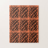 Puzzle Simple Scribble | Noir | Carrelage central | Corai (Vertical)