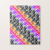 Puzzle Simple Scribble | Os à hareng | (Vertical)