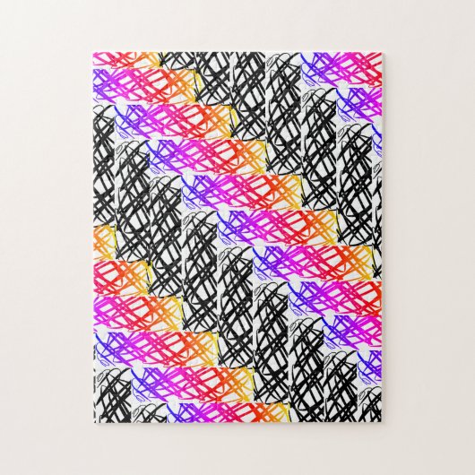 Puzzle Simple Scribble | Os à hareng | (Vertical)