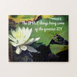 Puzzle Simple Thèmes Frog Citation Inspirationnelle