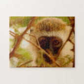 Puzzle Singe africain. (Horizontal)