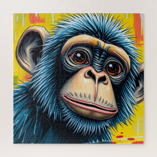 Puzzle Singe Amusant (Vertical)