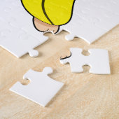 Puzzle Singe avec banane (Côté)
