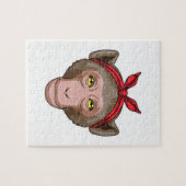 Puzzle Singe avec Bandana (Horizontal)