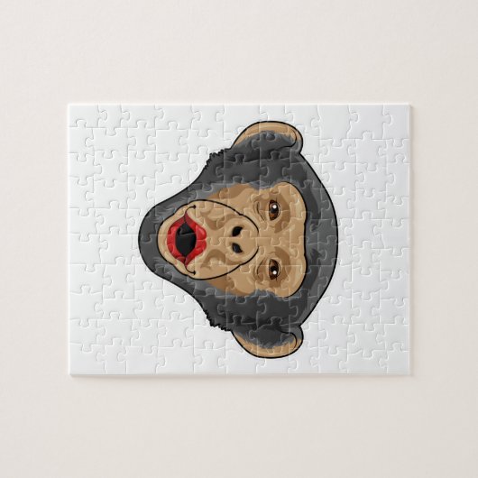 Puzzle Singe avec bouche baisée (Horizontal)