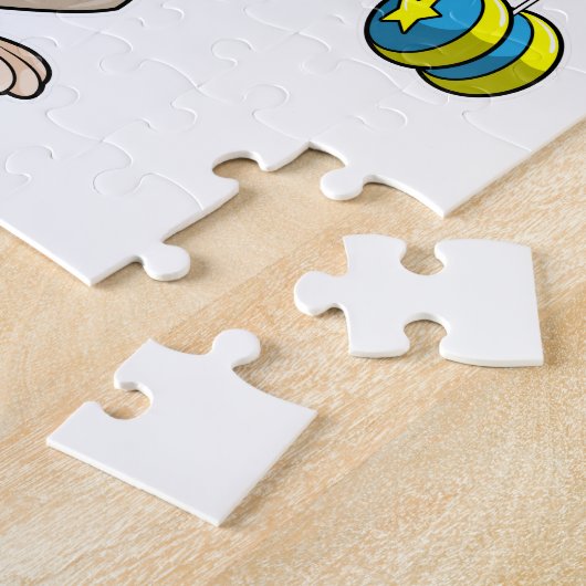 Puzzle Singe avec Yo-yo (Côté)