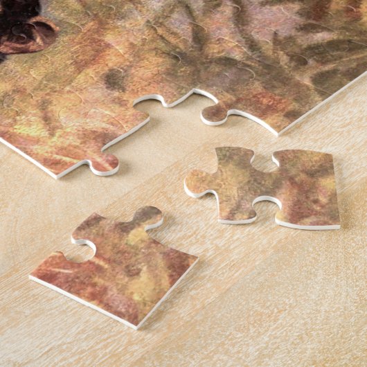 Puzzle Singe chimpanzé par CE Swan, Animaux sauvages Vint (Côté)