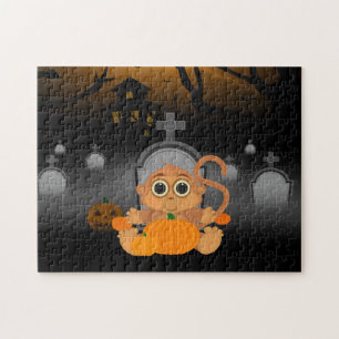 Puzzle Singe d'Halloween