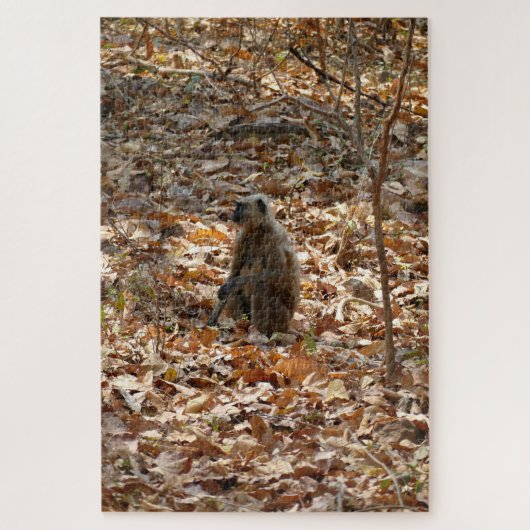 Puzzle Singe en saison sèche (Vertical)