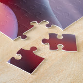 Puzzle Singe heureux ambiance jungle (Côté)