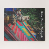 Puzzle Singe macque aux grottes de Batu, Malaisie Voyage (Horizontal)