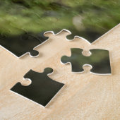 Puzzle Singe nez retroussé doré avec bébé (Côté)
