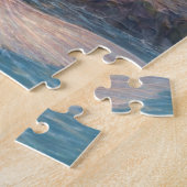 Puzzle Sirène à queue rose et dauphin (Côté)