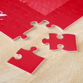 Puzzle sirène à queue rouge (Côté)