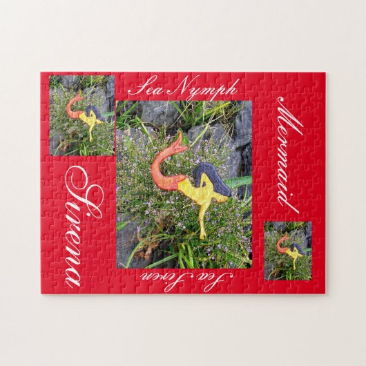 Puzzle sirène à queue rousse (Horizontal)