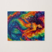 Puzzle Sirène Arc-en-ciel (Horizontal)