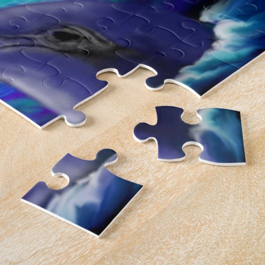 Puzzle Sirène avec dauphin (Côté)