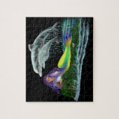 Puzzle Sirène avec dauphins (Vertical)