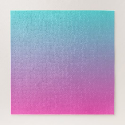 Puzzle Sirène bleu et rose : ombre (Vertical)