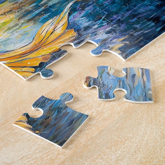 Puzzle Sirène dans la peinture Grotto (Côté)