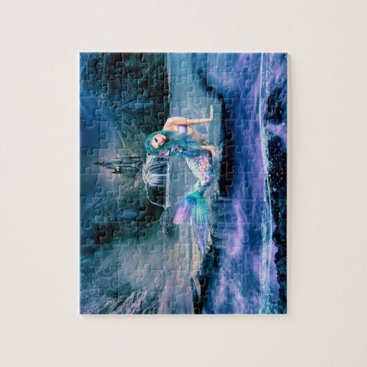 Puzzle Sirène dans l'eau (Vertical)