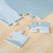 Puzzle Sirène de nuit magique. Esprit marin bleu marine (Côté)