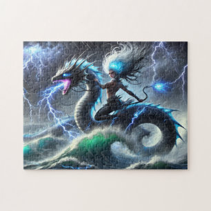 Puzzle Sirène de tempête Dragon marin foudre Sirène
