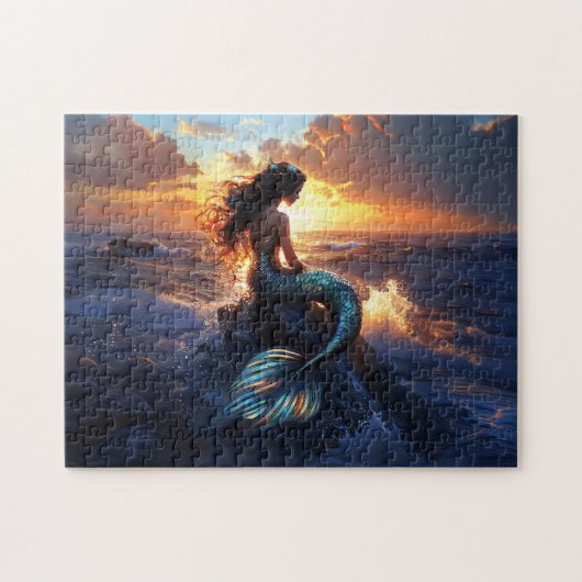 Puzzle Sirène du coucher de soleil (Horizontal)