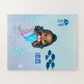 Puzzle Sirène personnalisée (Horizontal)