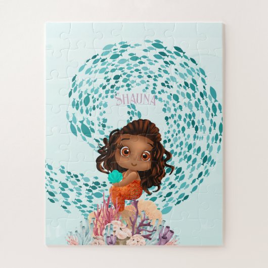 Puzzle Sirène personnalisée (Vertical)