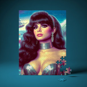 Puzzle Sirène Rétro Pin-up