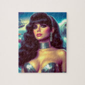 Puzzle Sirène Rétro Pin-up (Vertical)