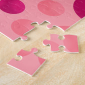 Puzzle Sirène rose dans l'océan avec un dauphin (Côté)