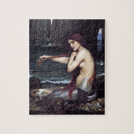 Puzzle Sirène sur la plage (Vertical)