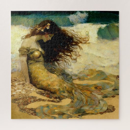Puzzle Sirène sur les sables dorés (Vertical)
