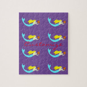 Puzzle Sirènes blondes mignonnes avec l'étoile