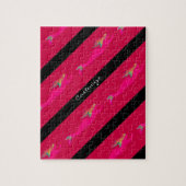 Puzzle Sirènes rose plongée rouge/noir (Vertical)