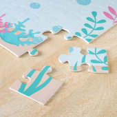 Puzzle Sirènes Unicorne Sous Le Ton De La Peau Sombre De  (Côté)