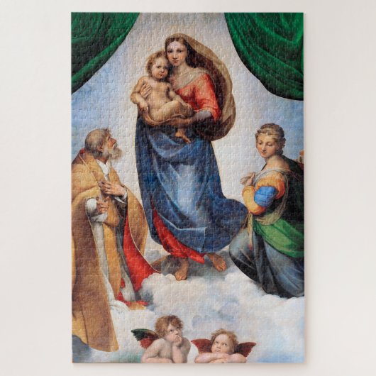 Puzzle Sistine Madonna, Raphael (Vertical)