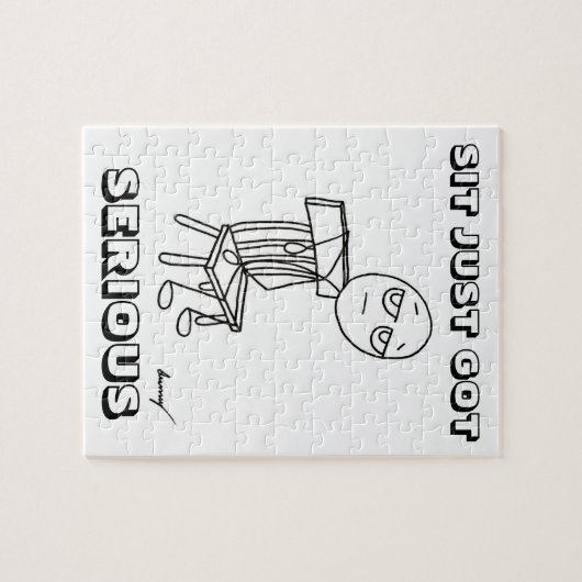 PUZZLE SIT JUSTE A EU UN PEU GRAVE (Horizontal)