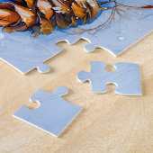 Puzzle Sittelle torchepot dans un style impressionniste (Côté)