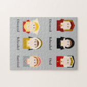 Puzzle Six femmes, Tudor (Horizontal)