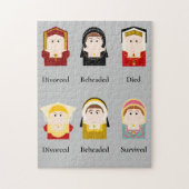 Puzzle Six femmes, Tudor (Vertical)