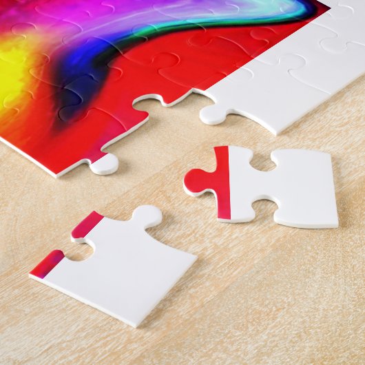 Puzzle Six snowballs fun art (Côté)