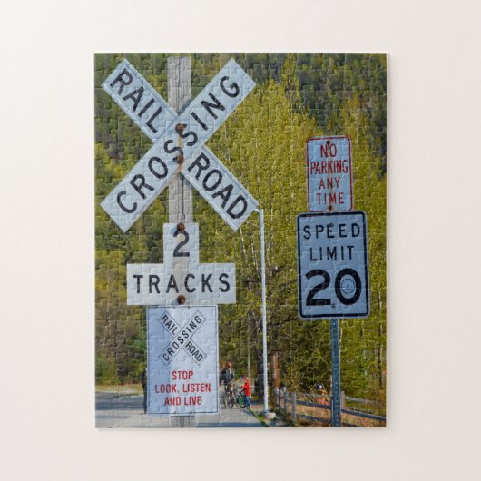 Puzzle Skagway Alaska. (Vertical)