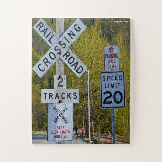 Puzzle Skagway Alaska (Vertical)