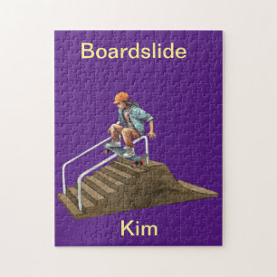 Puzzle skate board
