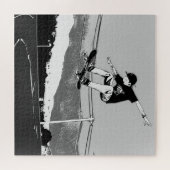 Puzzle Skateboard Getting Air - Skateboarder Design (Horizontal)