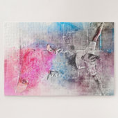 Puzzle Skateboard Kickflip Peinture (Horizontal)